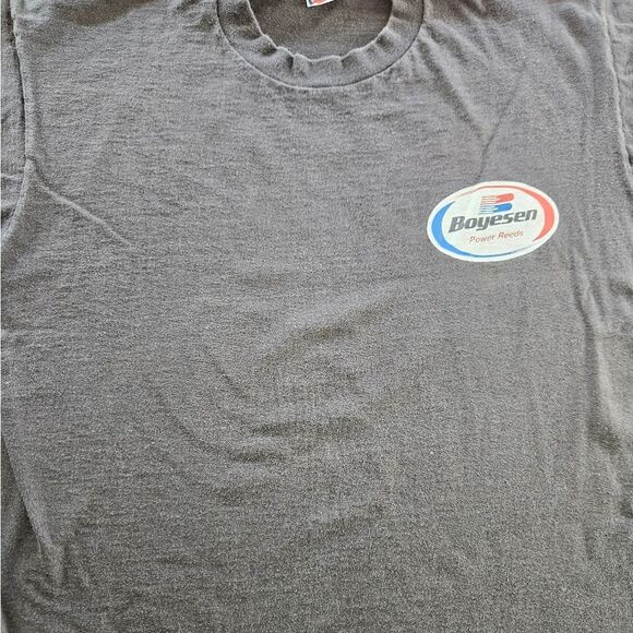 Vintage Boyesen Power Reeds Promotional Gearhead Mechanic Graphic Tee T-Shirt XL - Picture 6 of 10